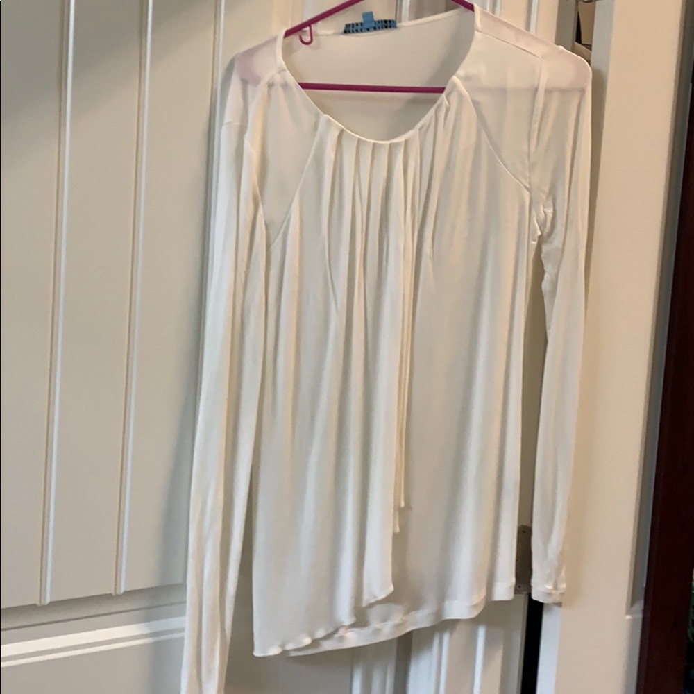 Winter white top